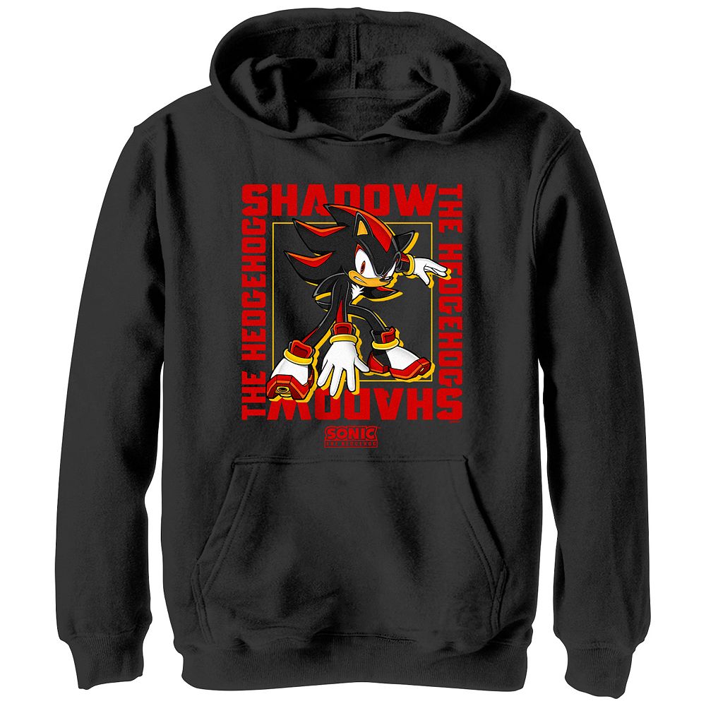 Boys 8-20 Sonic The Hedgehog Shadow The Hedgehog Graphic Hoodie