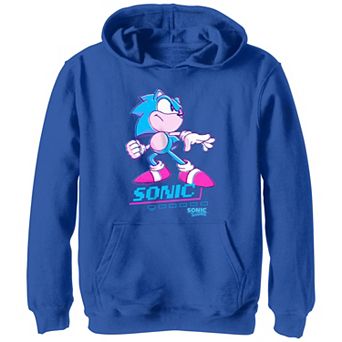 Boys 8-20 Sonic The Hedgehog Profile Poster Graphic Hoodie