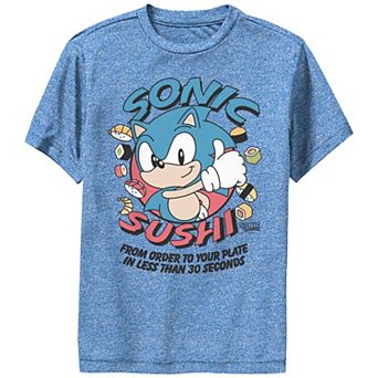 Boys 8-20 Sonic The Hedgehog Sonic Sushi Performance Graphic Tee