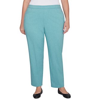 Plus Size Alfred Dunner Victoria Pull-On Millennium Short Length Pants