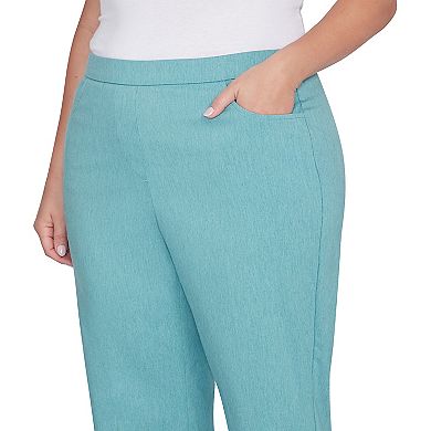 Plus Size Alfred Dunner Victoria Pull-On Millennium Short Length Pants