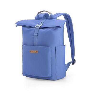 TUCCI Italy BlazeBurst Roll-Top Backpack With Padded Straps