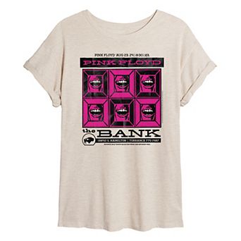 Juniors' Pink Floyd The Bank Oversized Tee