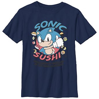Boys 8-20 Sonic The Hedgehog Sonic Sushi Graphic Tee