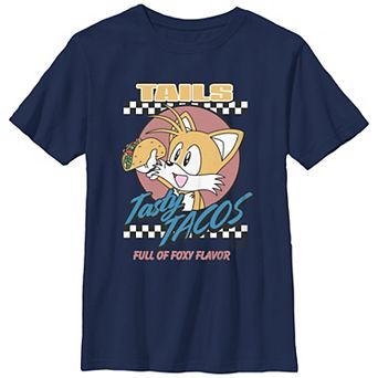 Boys 6-20 Sonic The Hedgehog Tails Tasty Tacos Graphic Tee