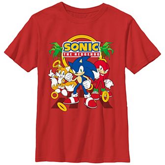Boys 8-20 Sonic The Hedgehog Running Buddies Graphic Tee