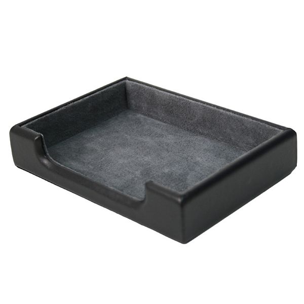 Royce Leather Desk Accessory Tray