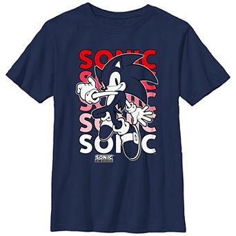 Boys 6-20 Sonic The Hedgehog Jumping Poster Graphic Tee