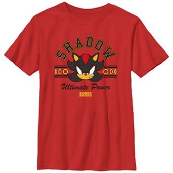 Boys 8-20 Sonic The Hedgehog Shadow Ultimate Power Graphic Tee