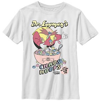Boys 6-20 Sonic The Hedgehog Dr. Eggman's Chaos Hoops Graphic Tee