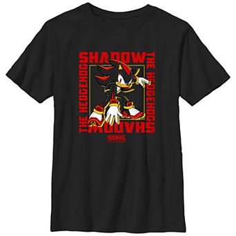 Boys 8-20 Sonic The Hedgehog Shadow The Hedgehog Graphic Tee
