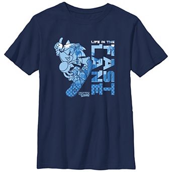 Boys 8-20 Sonic The Hedgehog Life In The Fast Lane Graphic Tee