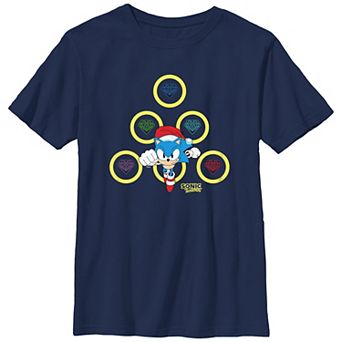 Boys 8-20 Sonic The Hedgehog Rings Tree Graphic Tee