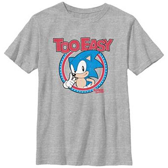 Boys 8-20 Sonic The Hedgehog Too Easy Graphic Tee