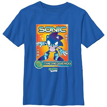Boys 8-20 Sonic The Hedgehog Card Poster Graphic Tee