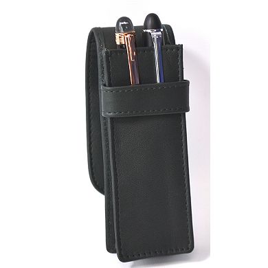 Royce Leather Double Pen Case