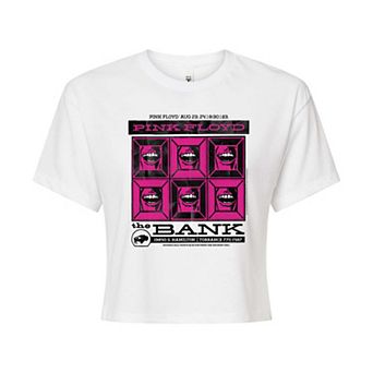 Juniors' Pink Floyd The Bank Cropped Tee