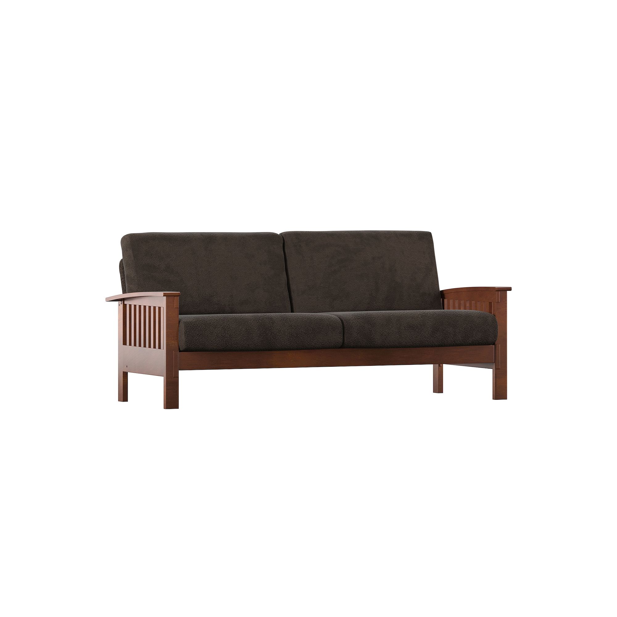 HomeVance Ryder Sofa, Dark Brown