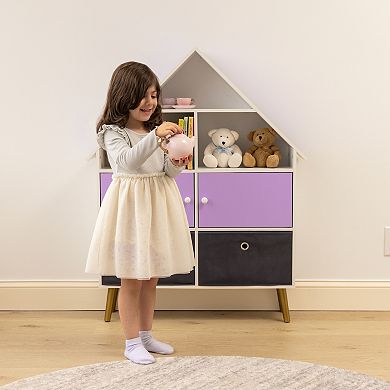 Humble Crew Dollhouse Toy Storage Cabinet