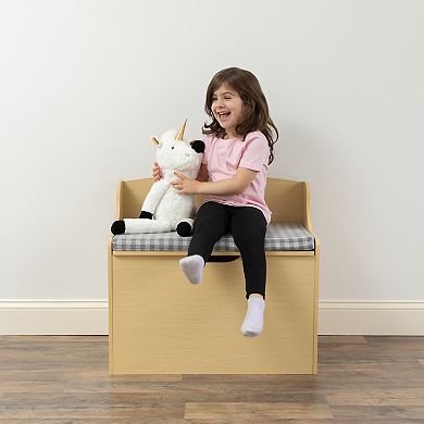 Humble Crew Hinged Toy Storage Bench