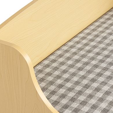 Humble Crew Hinged Toy Storage Bench