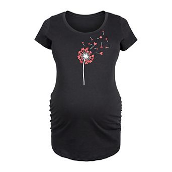 Maternity Dandelion Hearts Graphic Tee