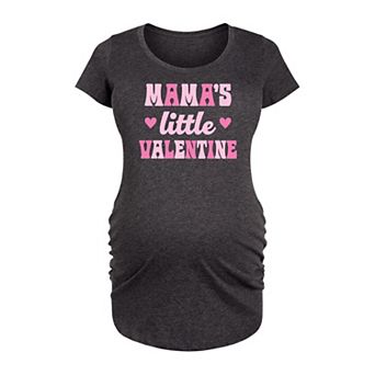 Maternity Mama's Little Valentine Graphic Tee