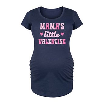 Maternity Mama's Little Valentine Graphic Tee
