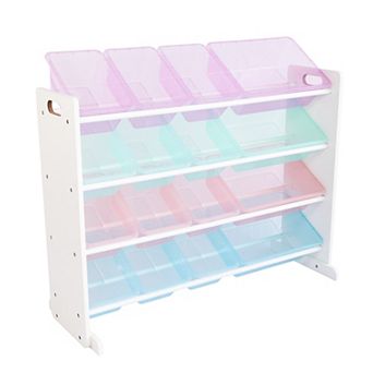 Humble Crew Unicorn 16 Bin Toy Organizer