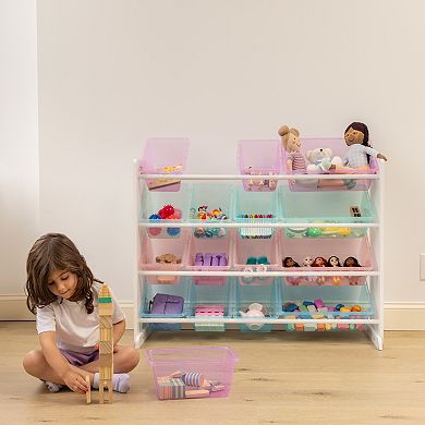 Humble Crew Unicorn 16 Bin Toy Organizer
