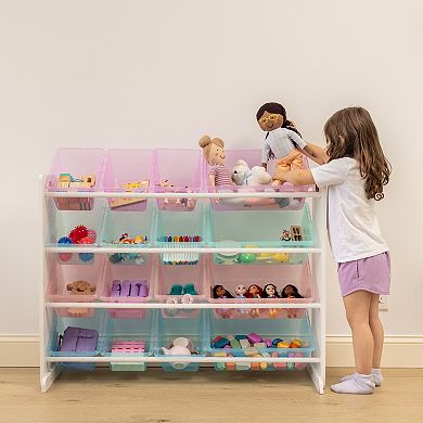 Humble Crew Unicorn 16 Bin Toy Organizer