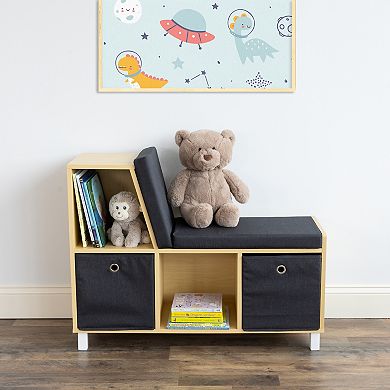 Humble Crew Toddler Book Nook Storage Bench