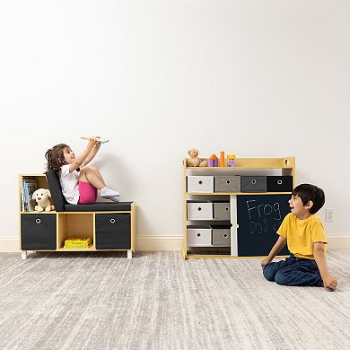 Humble Crew Toddler Book Nook Storage Bench