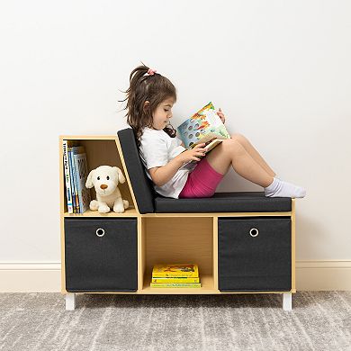 Humble Crew Toddler Book Nook Storage Bench