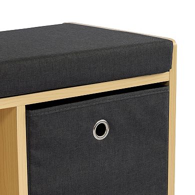Humble Crew Toddler Book Nook Storage Bench