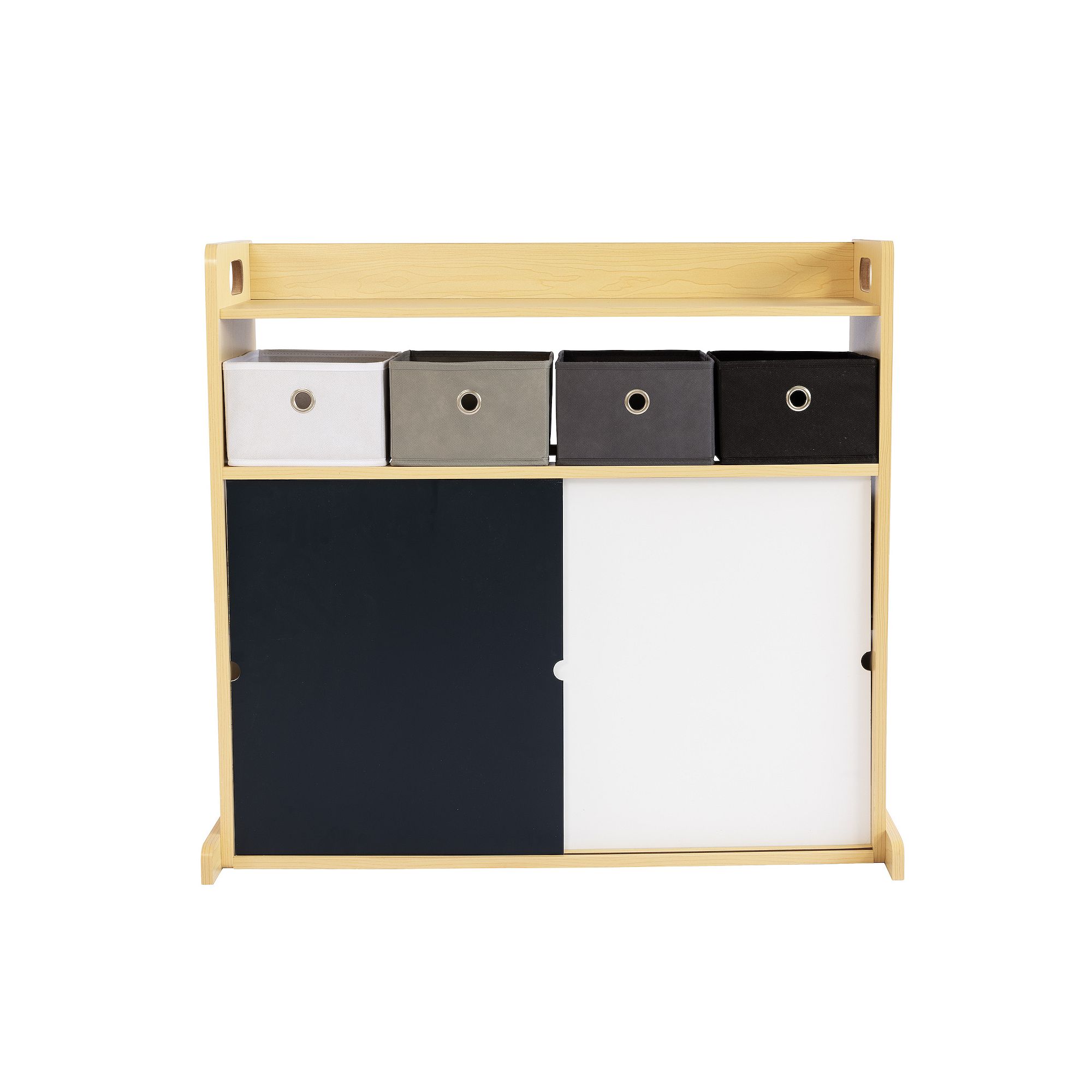 Humble Crew Art Front Storage Cabinet, Brown