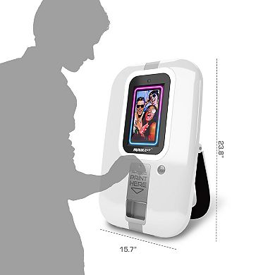 Arcade1Up 7" Touchscreen Photobooth - Add Stickers, Effects & Print 2"x3" Photos