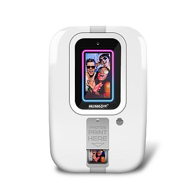 Arcade1Up 7" Touchscreen Photobooth - Add Stickers, Effects & Print 2"x3" Photos