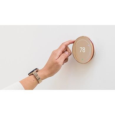 Google Nest Learning Thermostat (4th Gen) with Temp Sensor