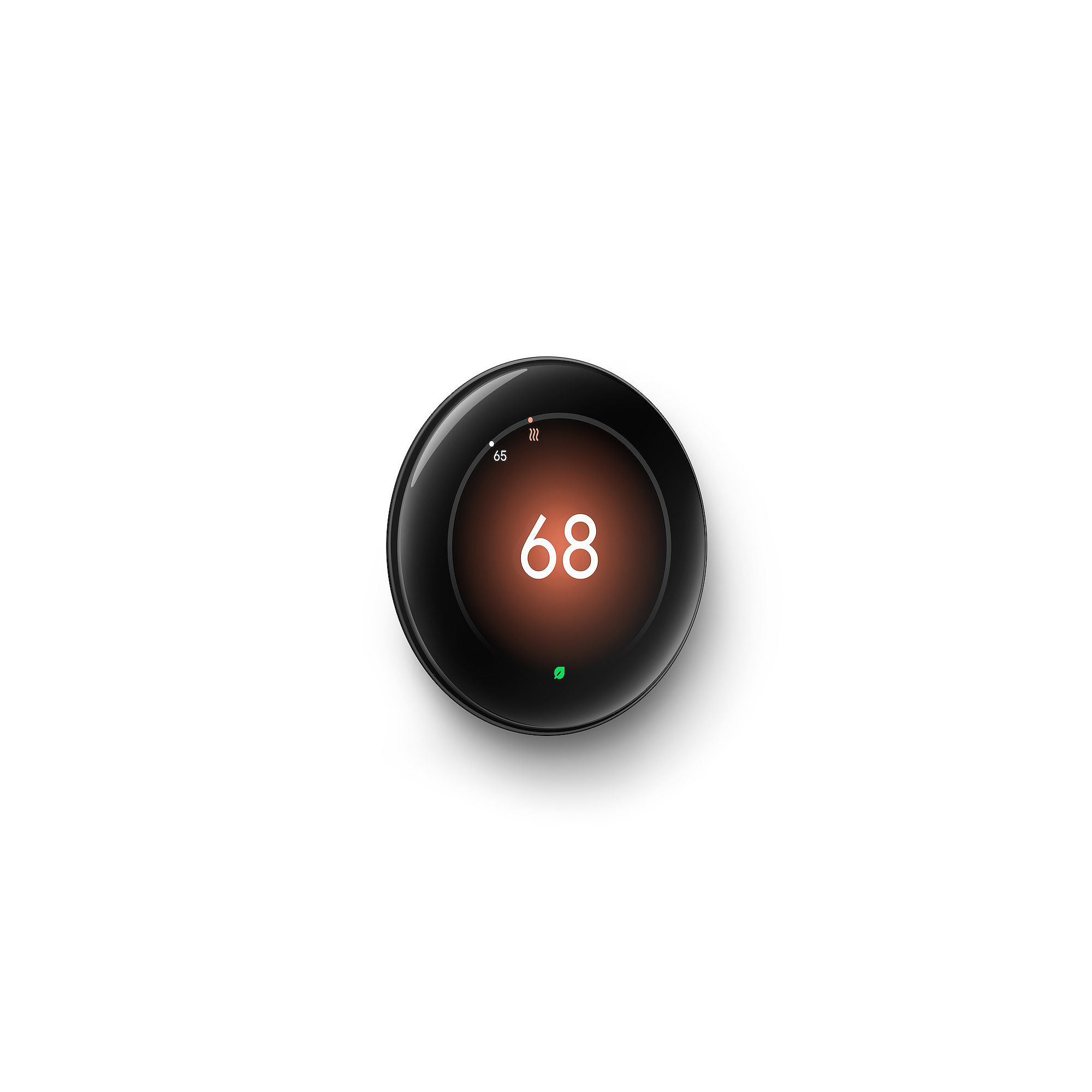 Google Nest Learning Thermostat (4th Gen) with Temp Sensor, Black