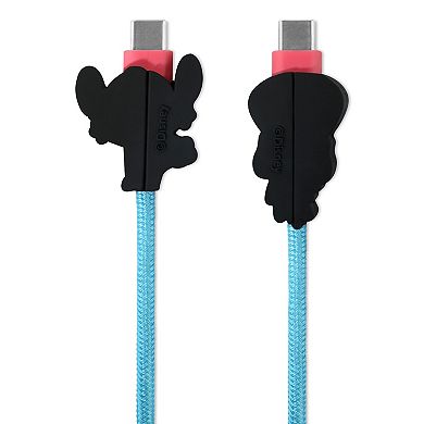 Disney's Lilo & Stitch 6-ft. Type C Braided Stitch and Scrump Charging Cable