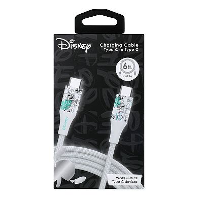 Disney 6-ft. Type C Braided Charging Cable