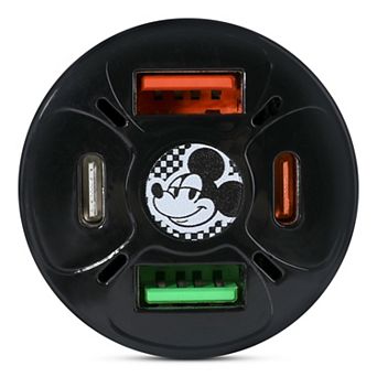 Disney 4 Port 2 USB-A 2 USB-C Car Charger