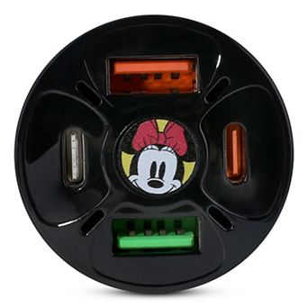 Disney 4 Port 2 USB-A 2 USB-C Car Charger