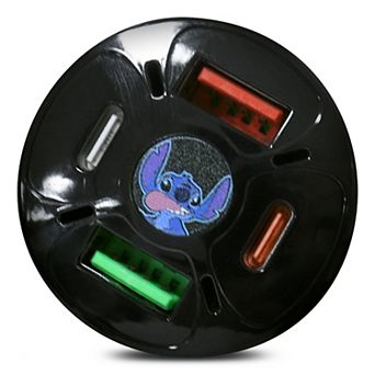 Disney 4 Port 2 USB-A 2 USB-C Car Charger