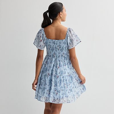 flutter skater dress Orange Dandelion Skater Dress