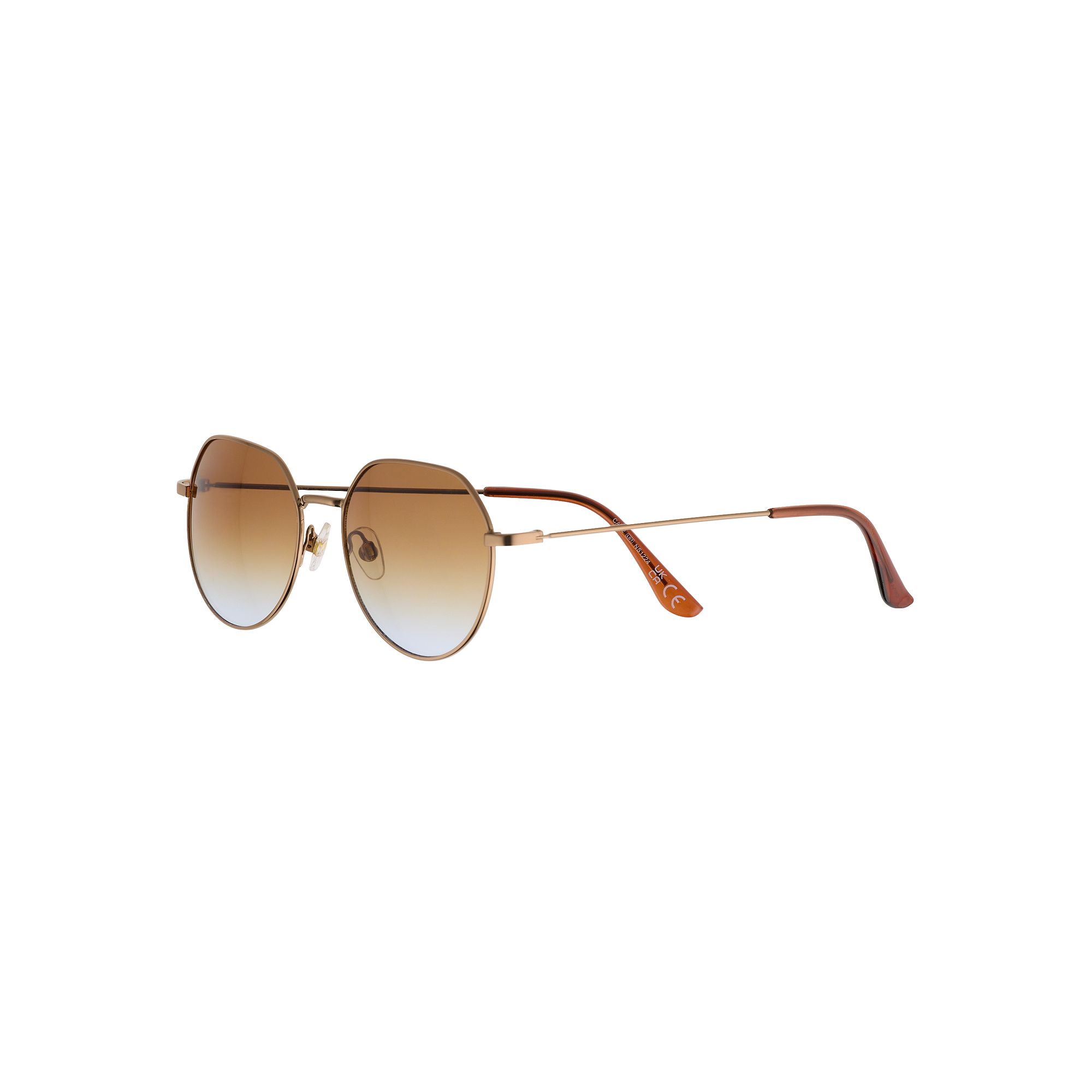 Womens Sonoma Goods For Life® Metal Geo Sunglasses, Bronze