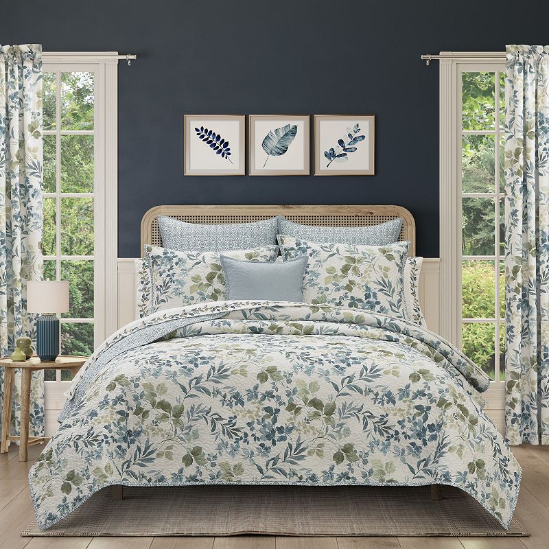 Royal Court Elwood Bedding Set, Blue Full/Queen