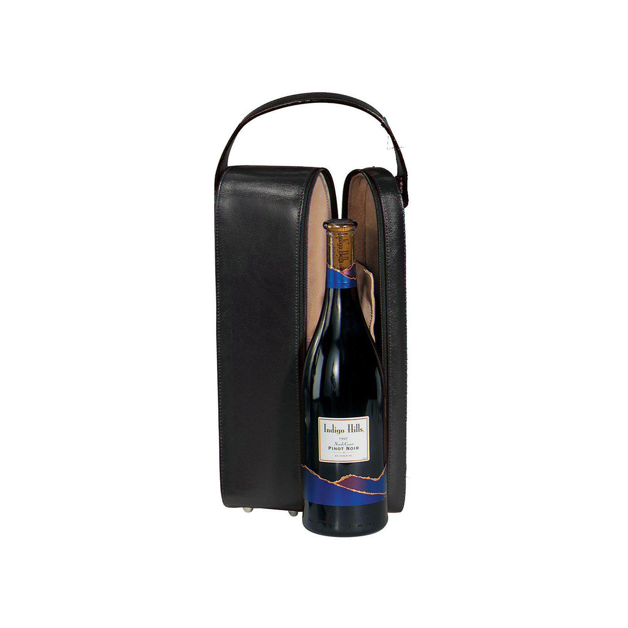 Royce Leather Wine Presentation Case, Black
