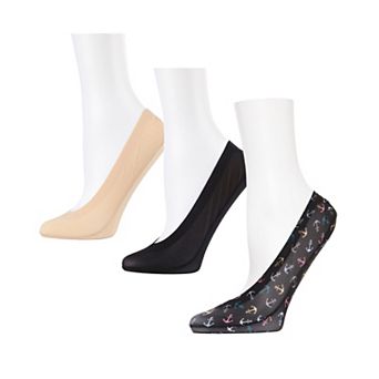 Anchors At Sea Fine Edge Liner Socks 3-pack